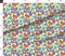 Colorful Food Blue Orange Green Pink Fish Sardines Tinned Seafood Custom Printed Fabric by Spoonflower Various Fabrics by the Yard or Fat Quarter
